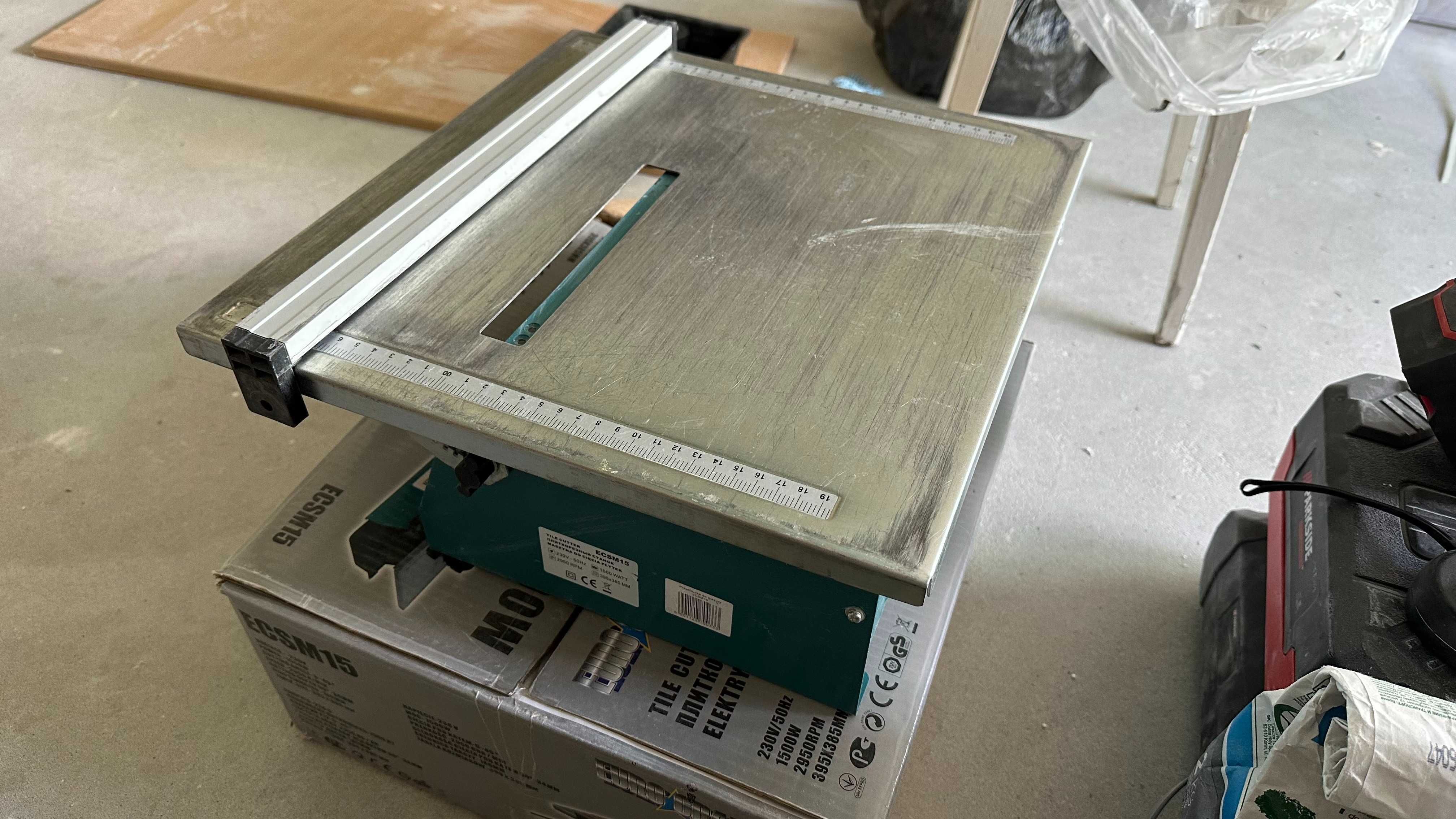 Przecinarka stołowa piła do płytek, glazury ECSM15 -1500W