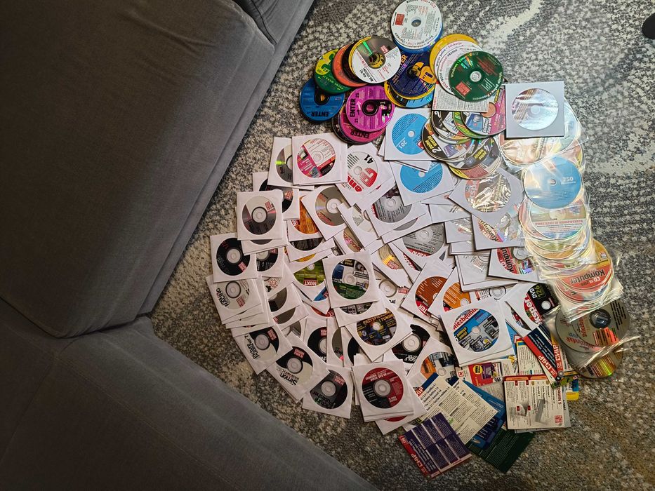 Płyty z czasopism komputerowych PC retro