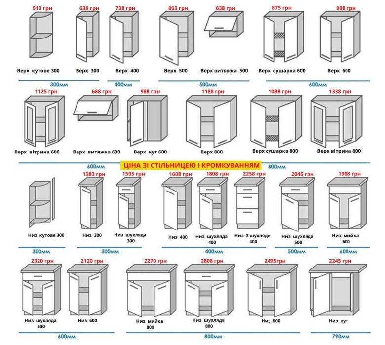 Кухня посекційна кутова / пряма з доставкою по Україні ‼️Розстрочка 0%