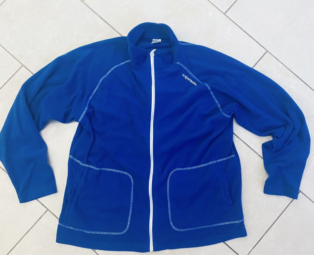 Stormberg polar zip fleece extra niebieska bluza polar męska r.XXL