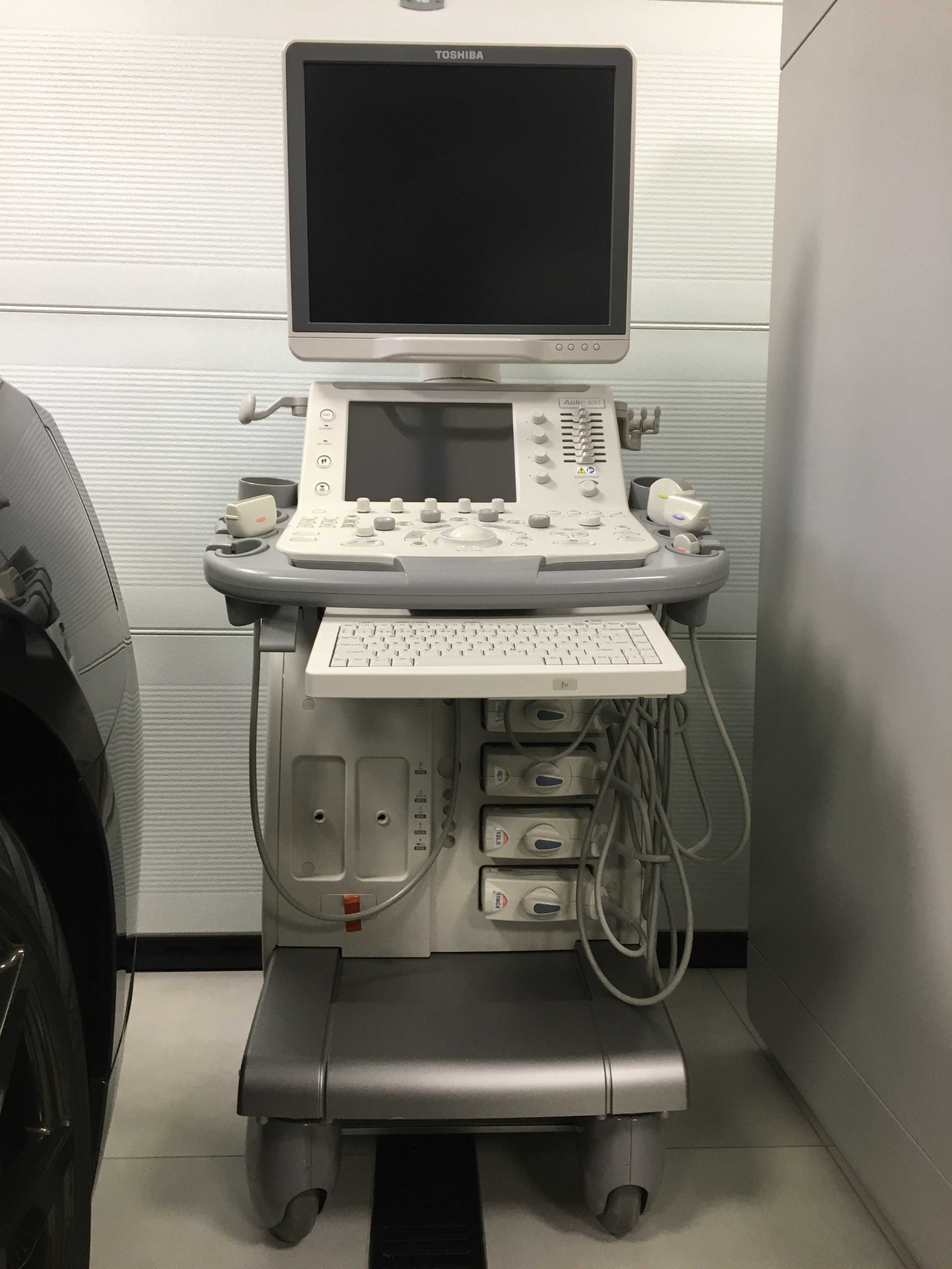 USG Aparat Ultrasonograf Toshiba Aplio 400 4 sondy