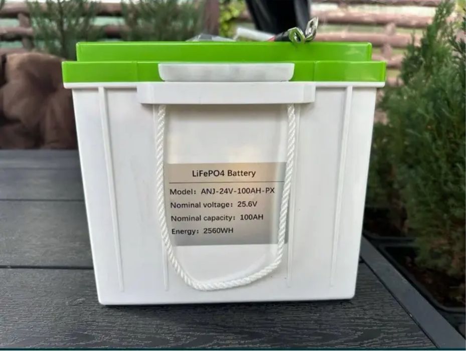 ANENJI 24V 100A ​​LiFePO4 Bluetooth