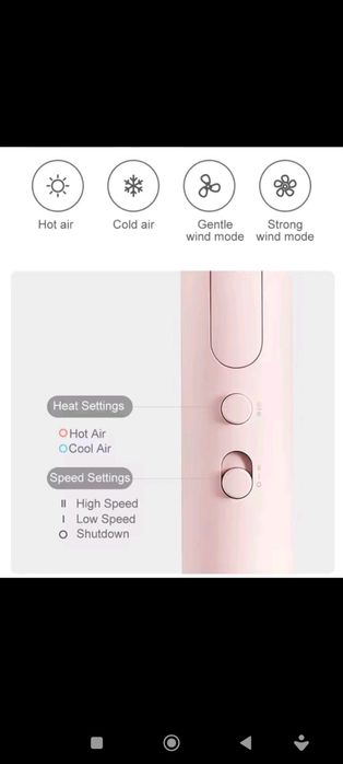 Портативний та потужний Фен XIAOMI Mijia H101