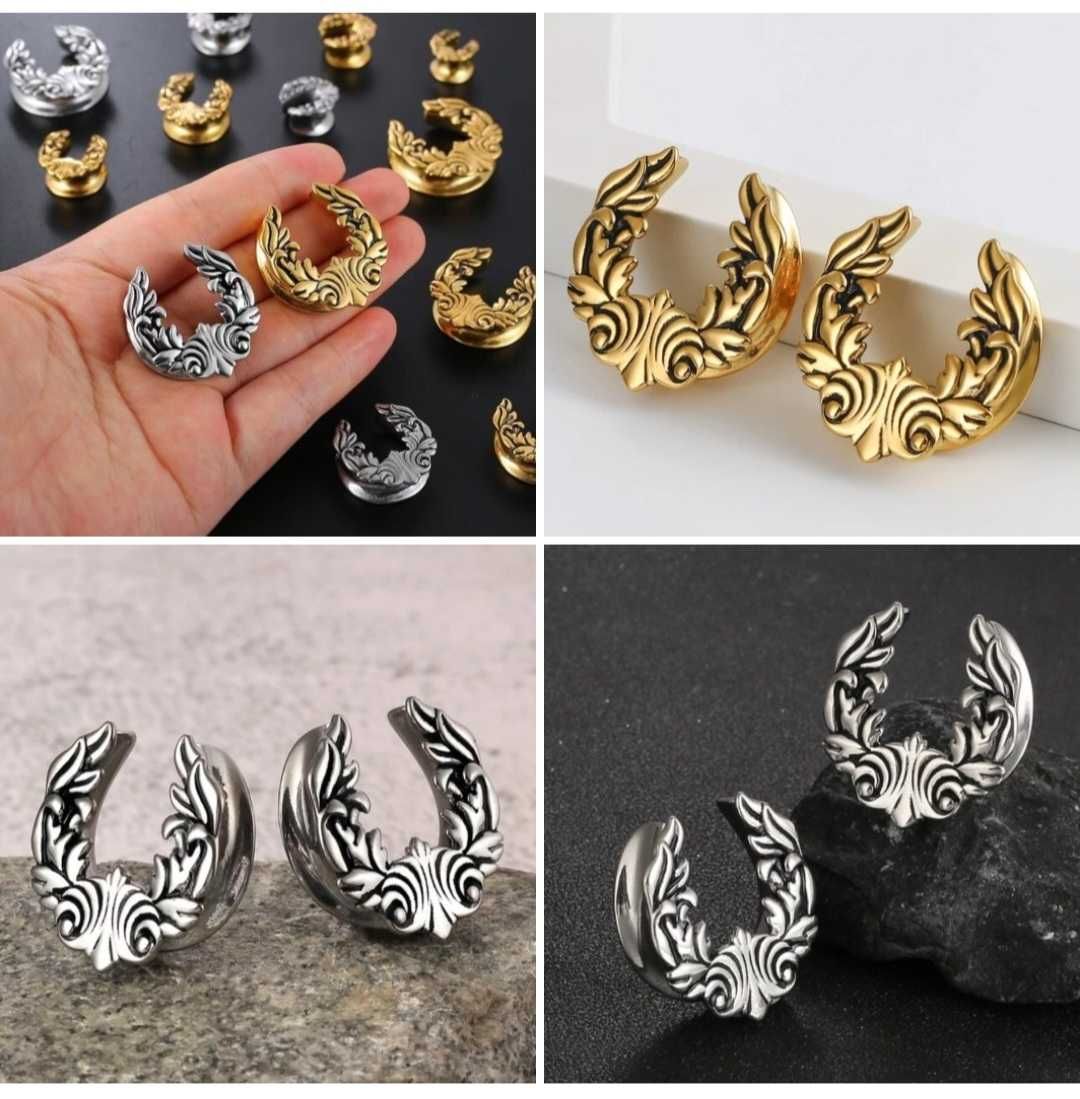 Piercings brincos plugs tuneis argolas janelas de orelha exclusivos