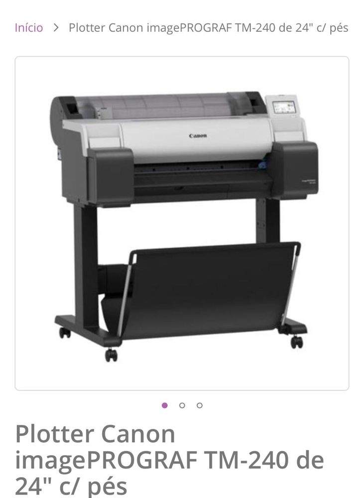 Plotter canon como nova