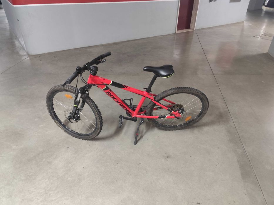 Bicicleta Rockrider St 900 24 polegadas Criança 9-12 Anos vermelho