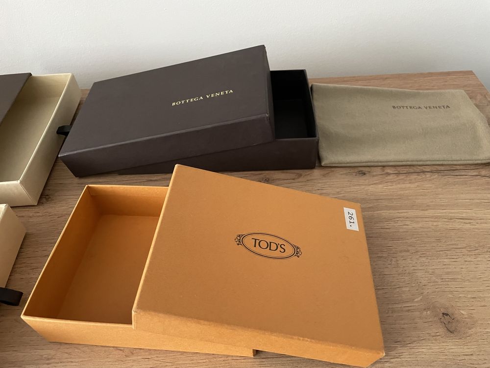 Брендовые оригинальные коробки Louis Vuitton, Tod’s, Bottega Veneta