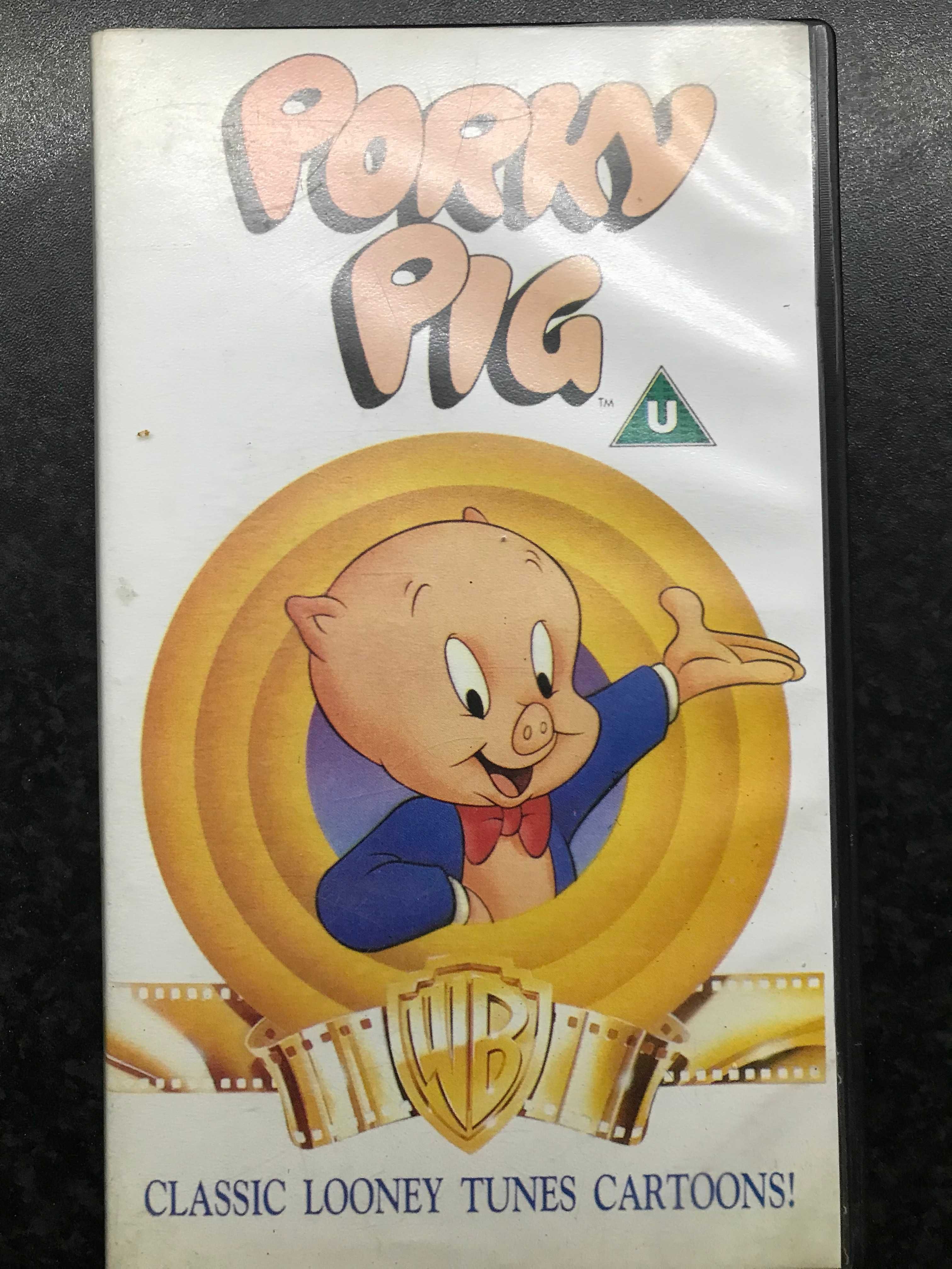 Bajka „Porky Pig (Świnka Porki)” na kasecie VHS
