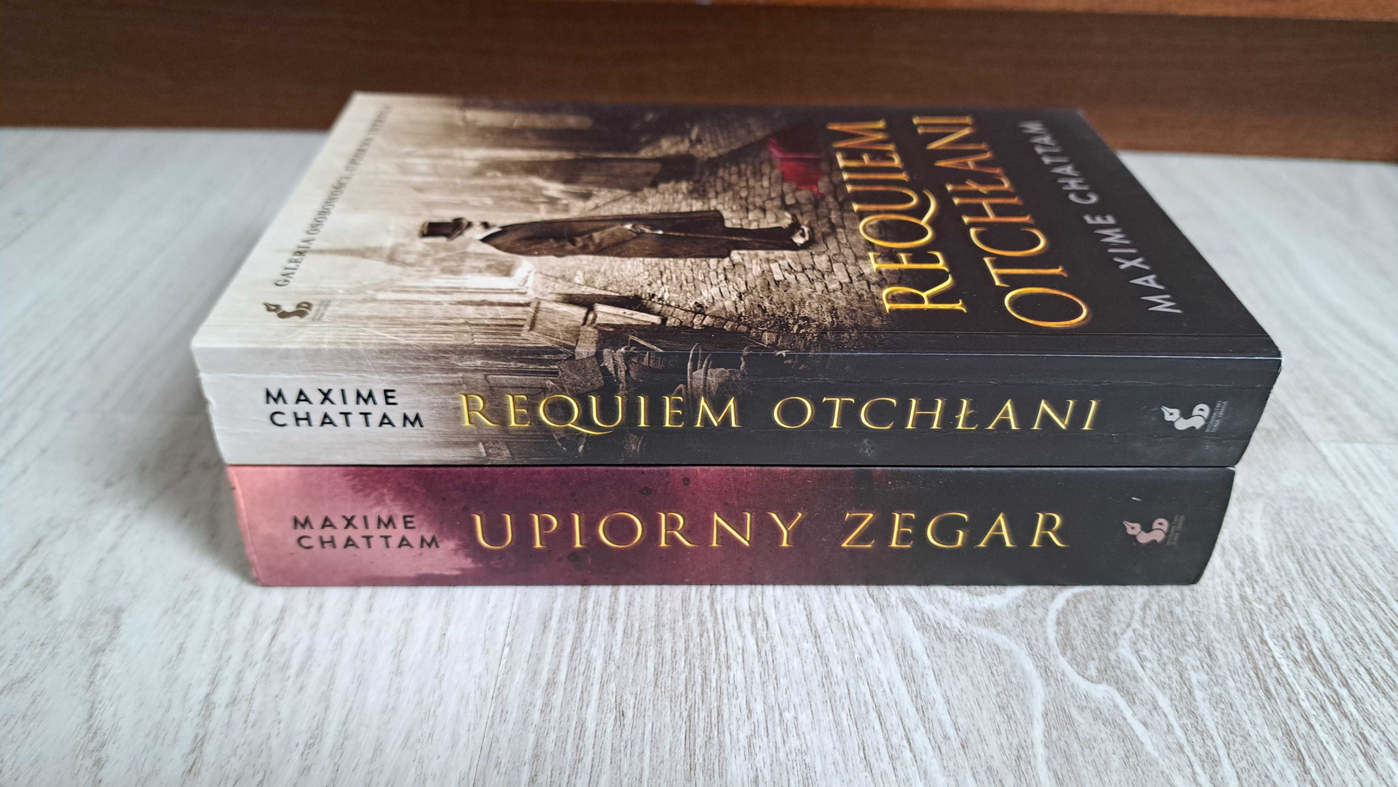 Maxime Chattam Upiorny zegar + Requiem otchłani DYPTYK CZASU