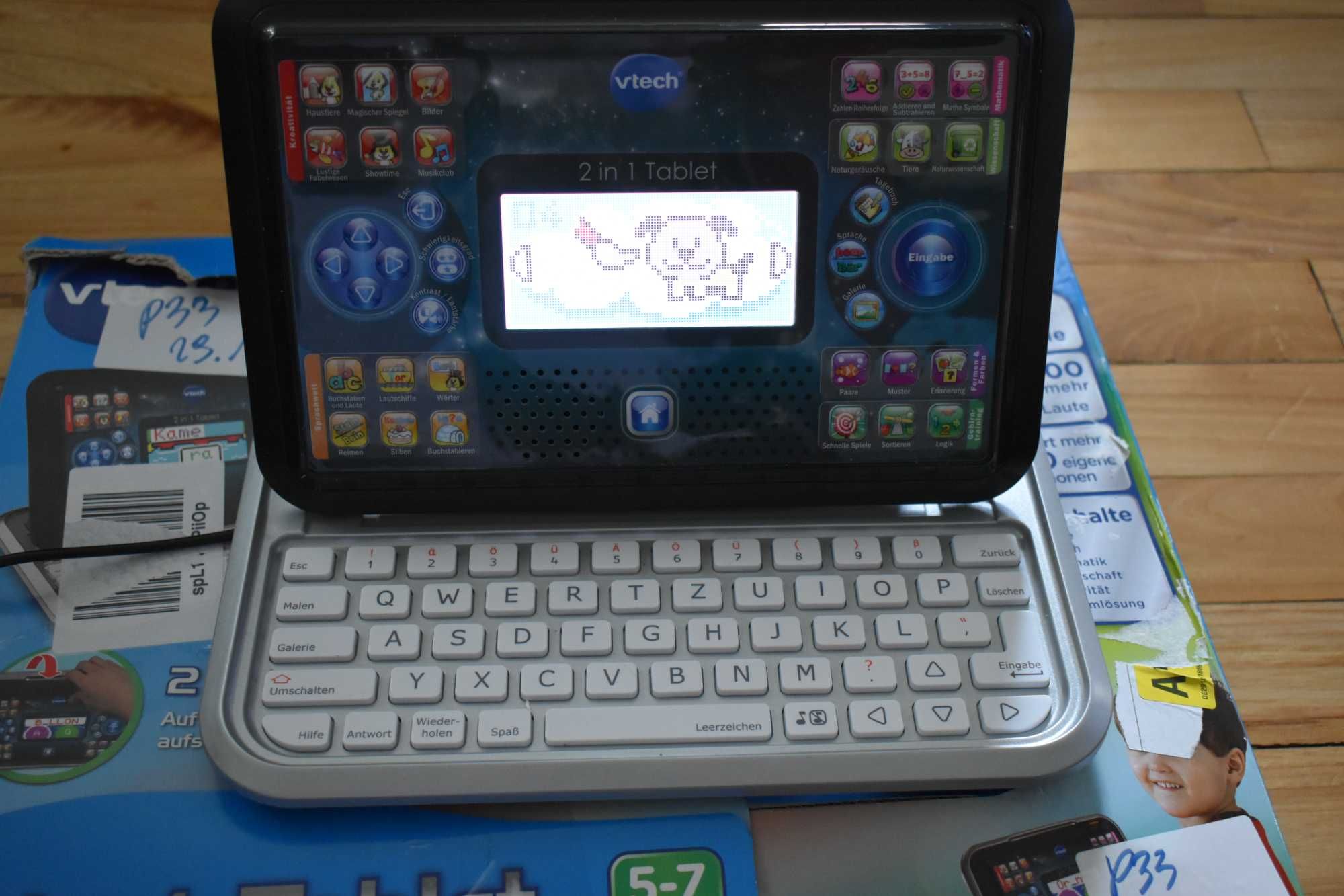 VTECH Tablet interaktywny laptop 2w1  rozkładany