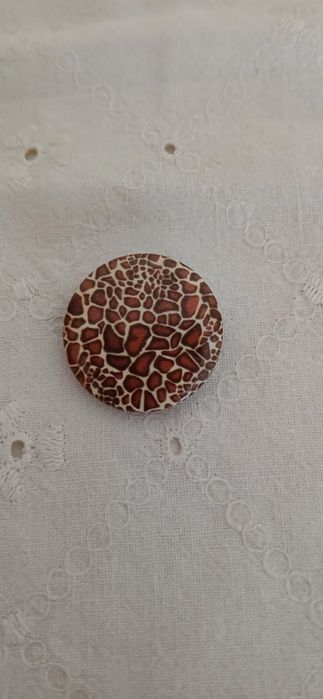Crachá animal print