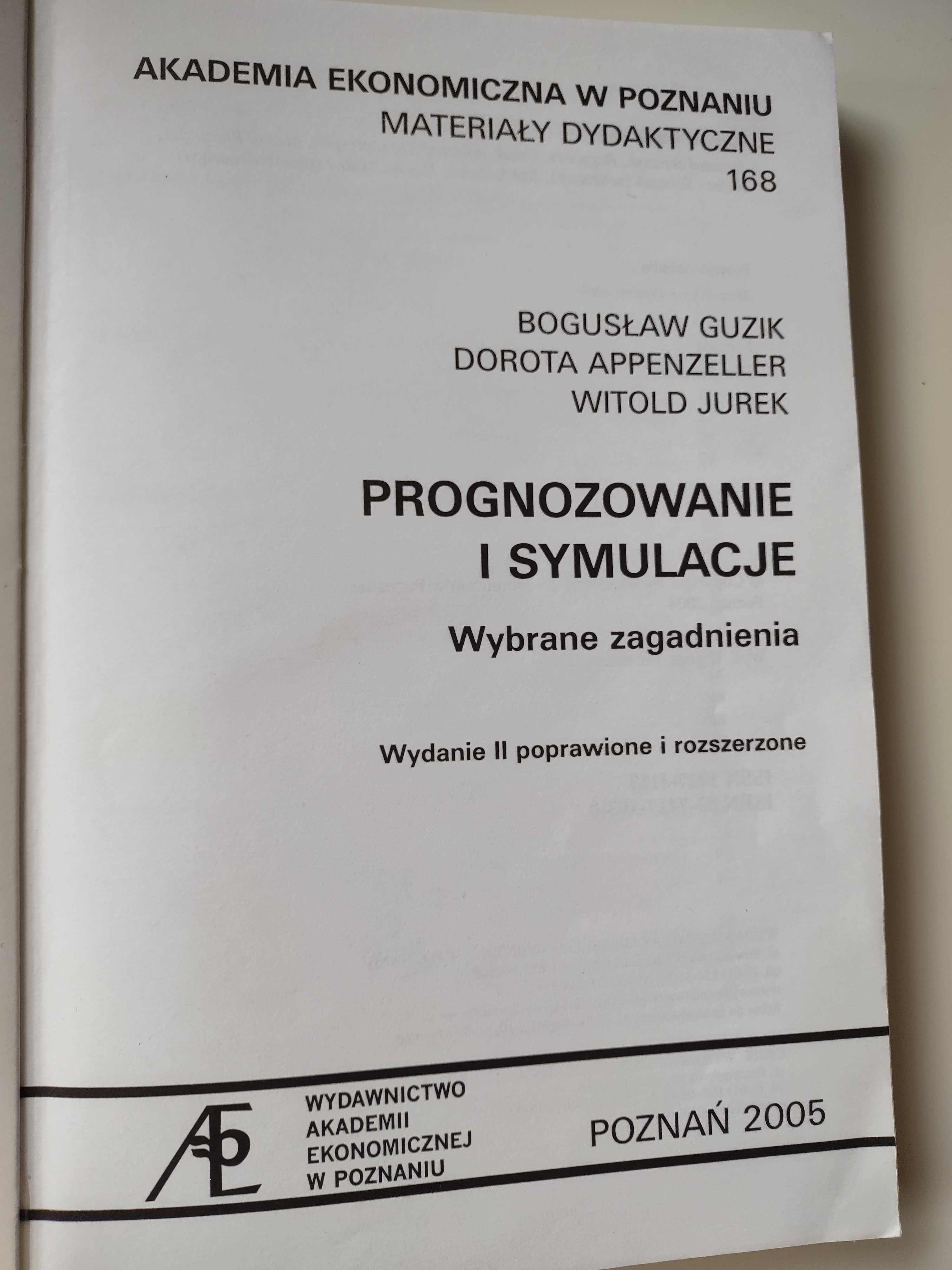 Prognozowanie i symulacje Wybrane zagadnienia