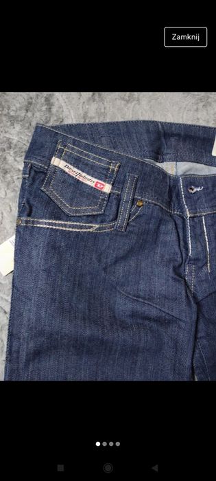 Spodnie damskie diesel jeansy rozmiar 27