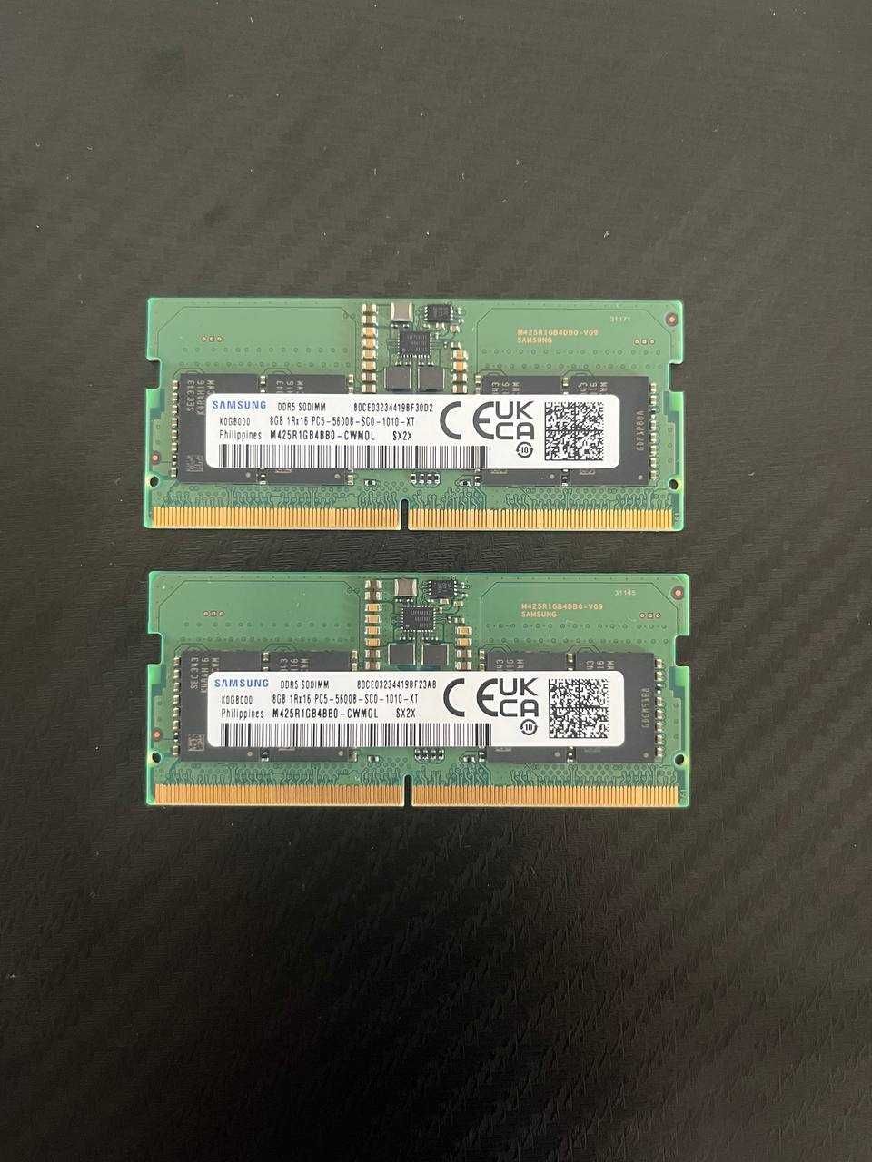 Оперативная пам'ять Samsung SoDIMM DDR5 8Gb PC5-5600B для ноутбука