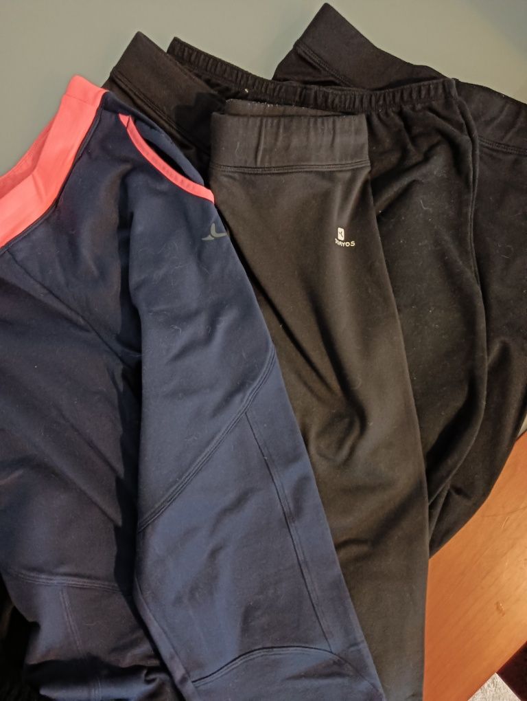 5 pares de calça de desporto - menina Tamanho  14  - 157 cm*