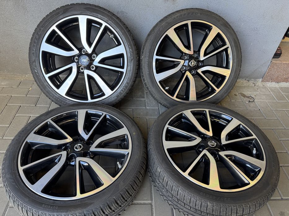 Koła aluminiowe 19 5x114,3 Nissan Qashqai 225/45R19 Całoroczne  24Rok