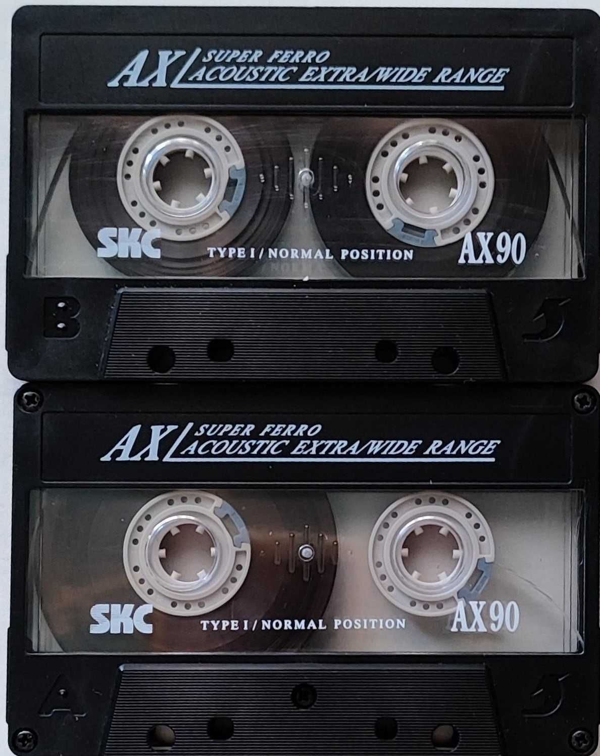 Аудиокасеты SKC CD90, LX90, QX46, QX60, QX90, AX90