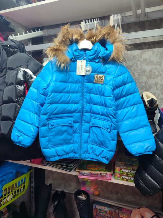 Зимова куртка пуховик для хлопчиків 92-128 Київ