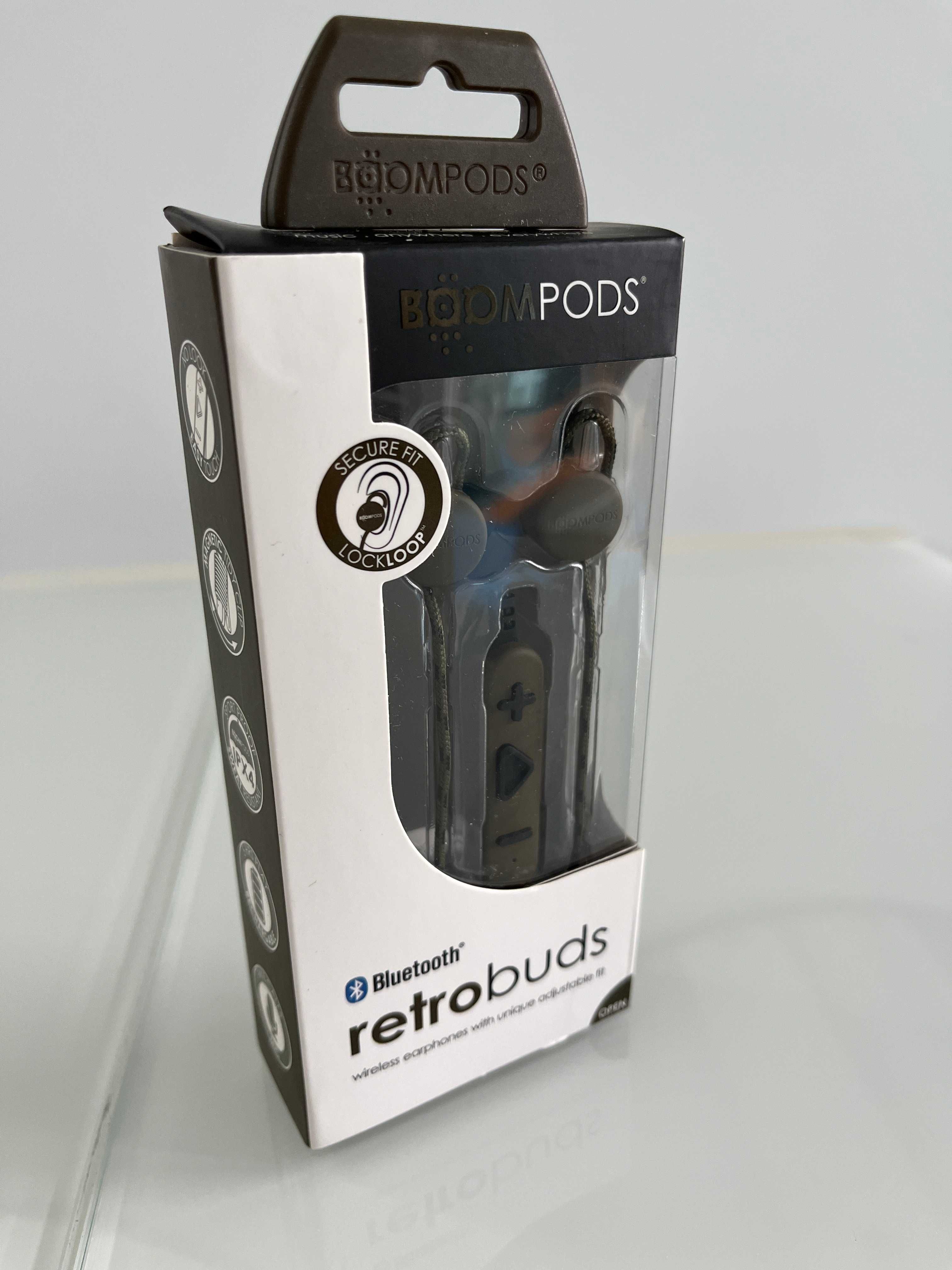 NOWE Słuchawki bezprzewodowe BOOMPODS Retrobuds