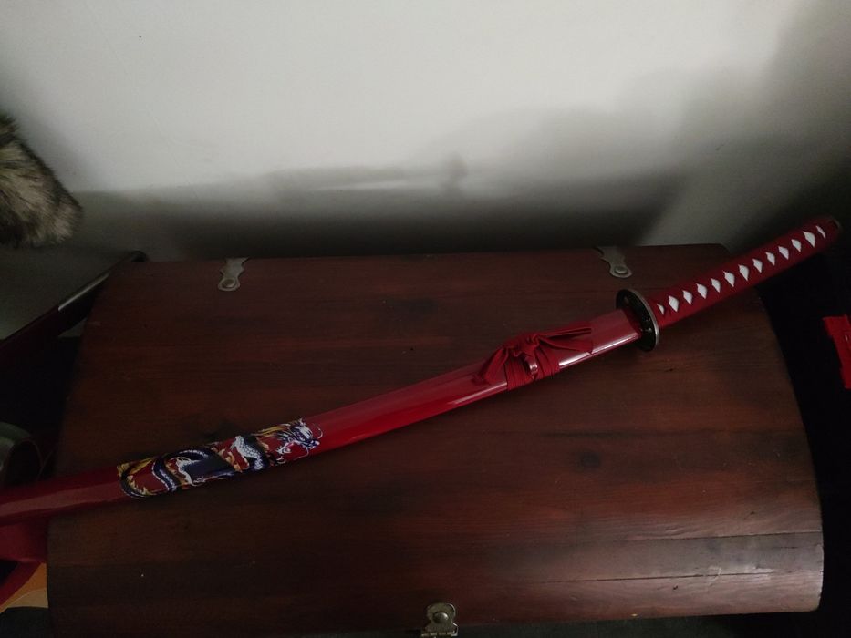 Miecz katana stalowy do treningu cieć okazja prezent