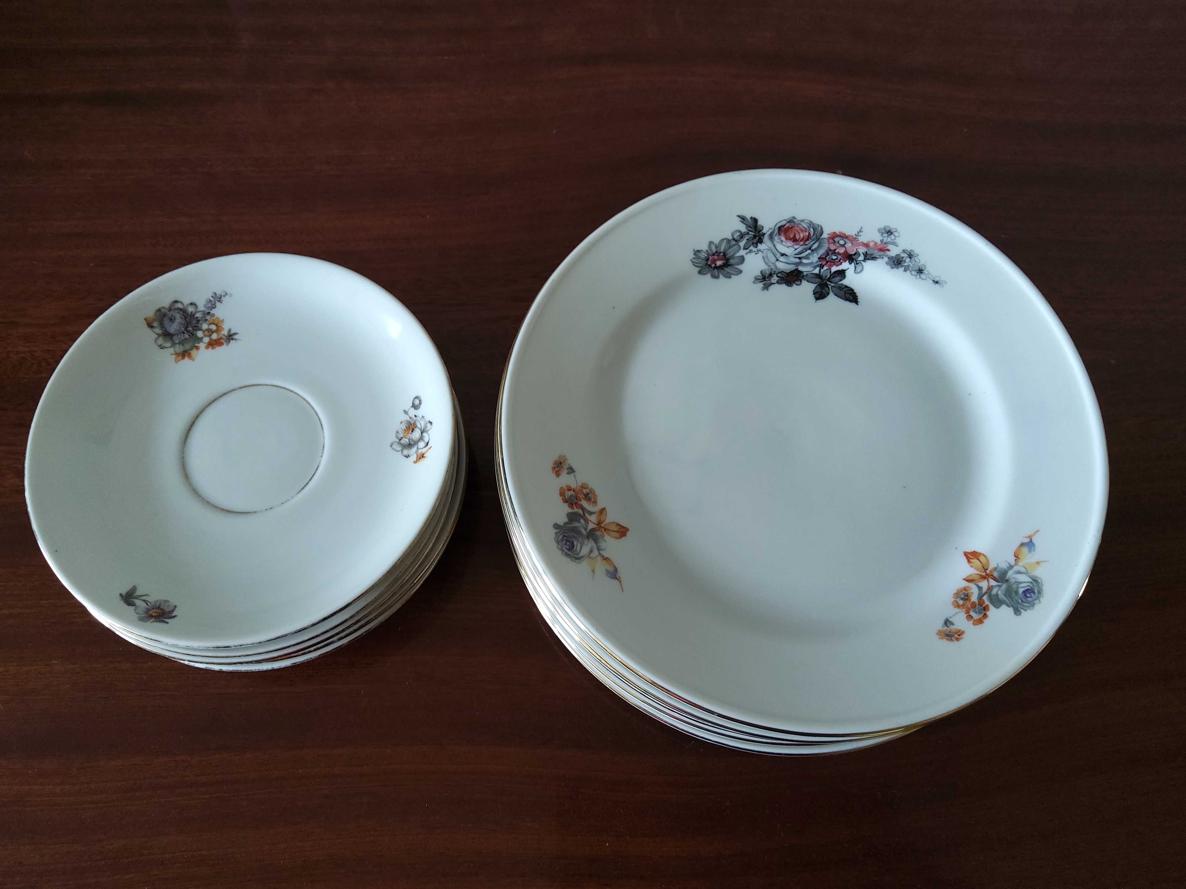 Stara porcelana Koenigszelt lata 1945 - 1954 unikalny wzór