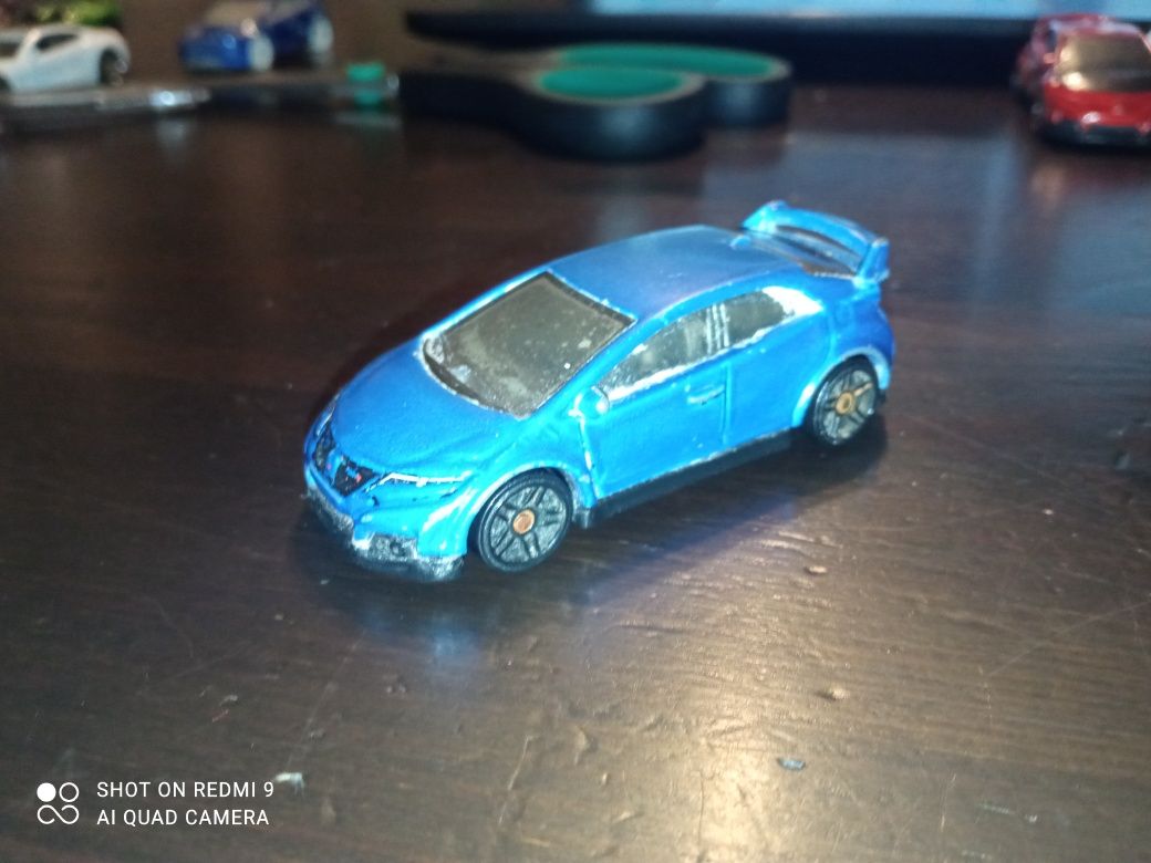 Honda Civic Type-R hot wheels niebieska