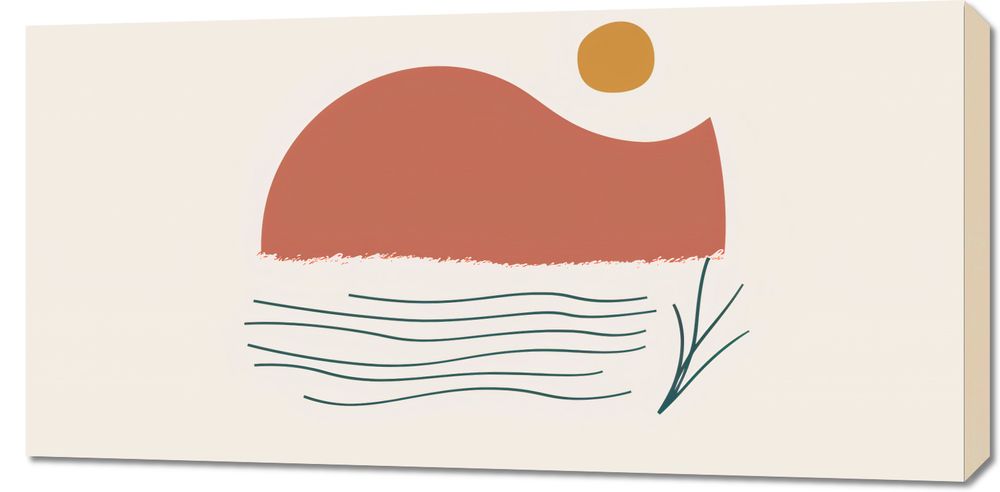 Obraz 100x50cm Serenada Zachodzącego Słońca