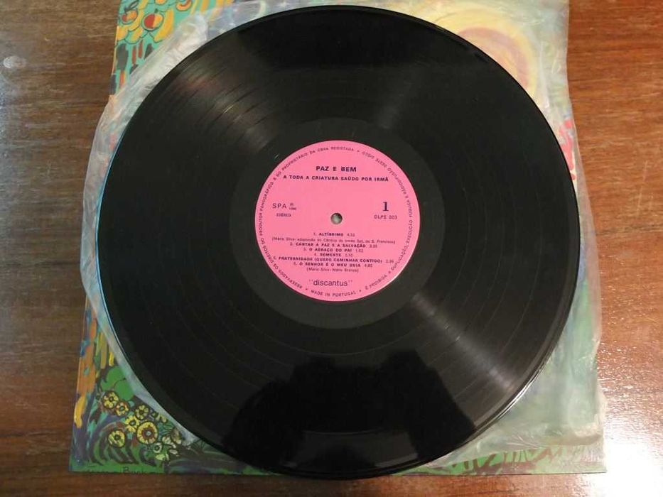 Mário Silva - Paz E Bem, A Toda A Criatura Saúdo Por Irmã (LP vinil)