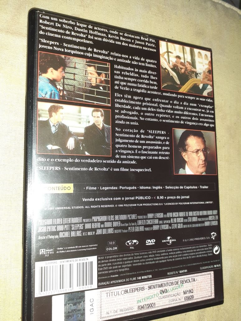 SLEEPERS filme dvd*