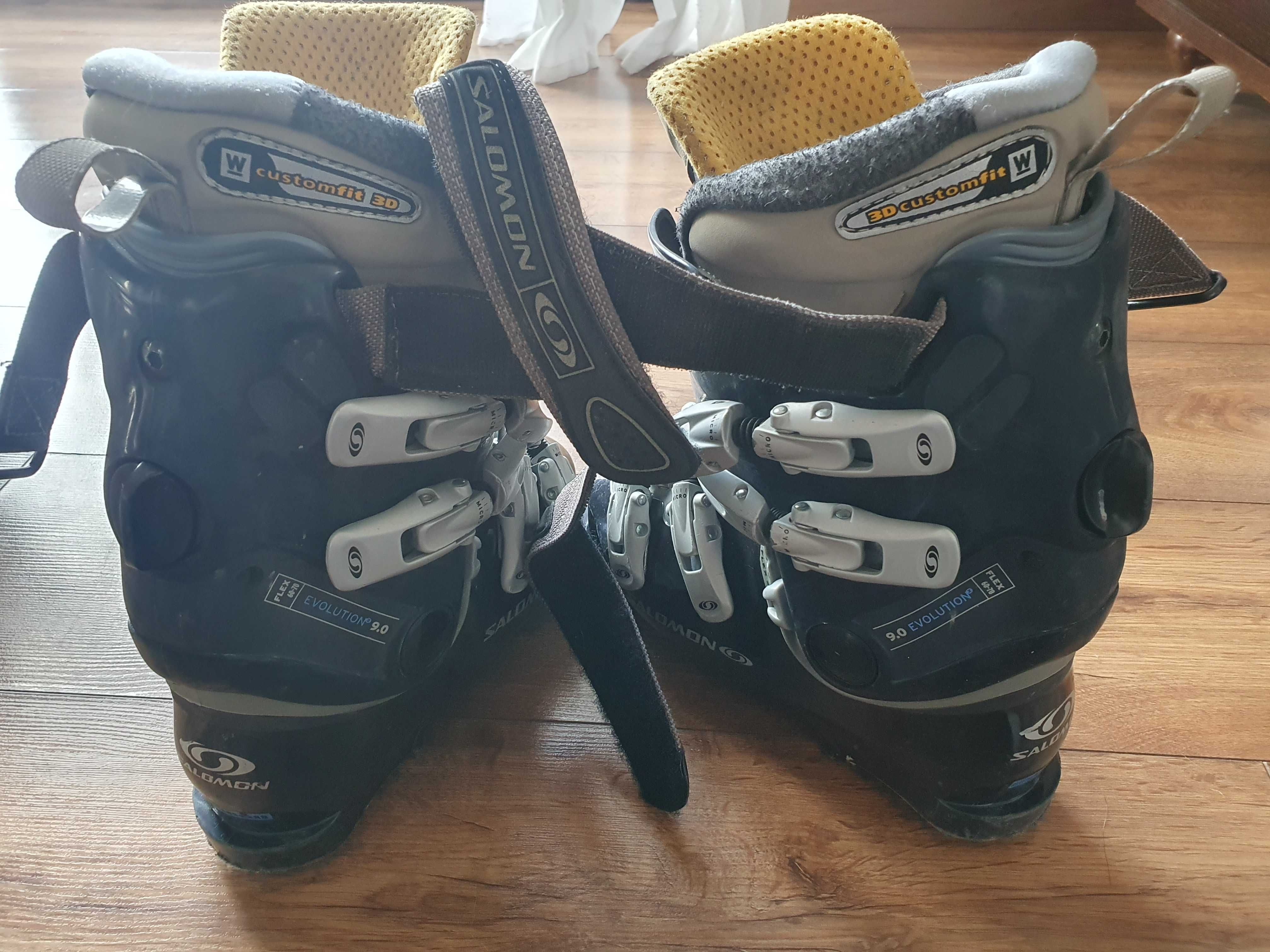 Buty narciarskie dziecięce Salomon Evolution 9.0 Flex 60-70