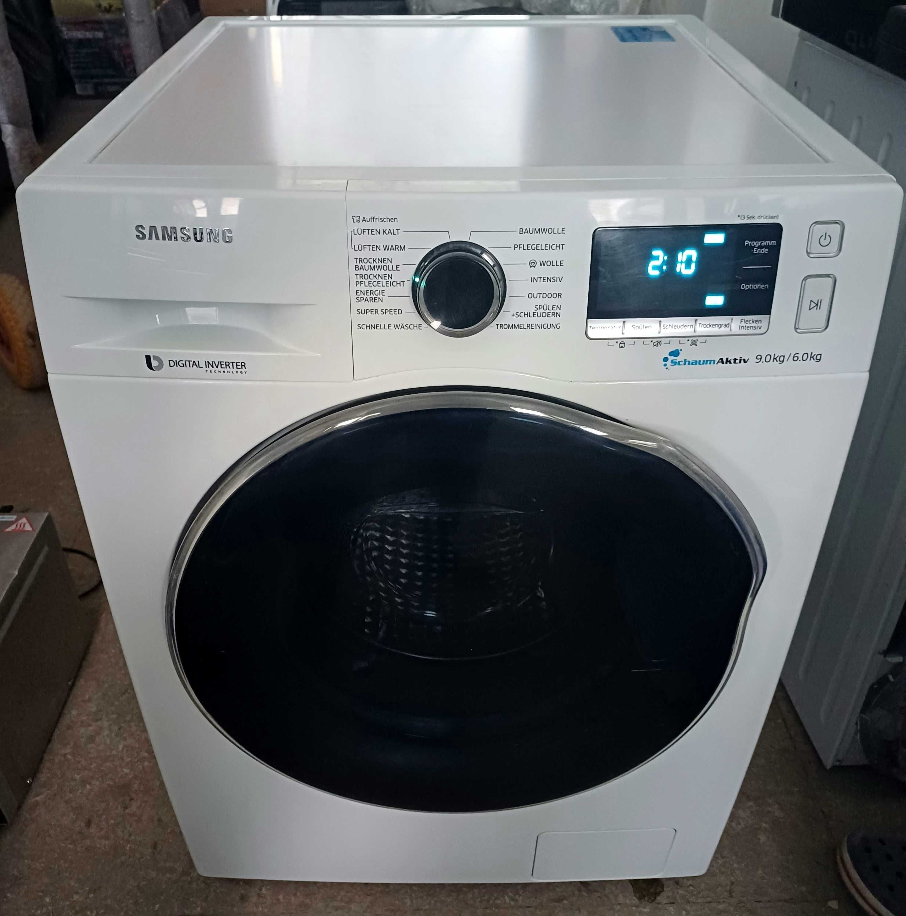 Стиральная машина с сушкой Самсунг Samsung WD90J6400AW 9/6кг А+++