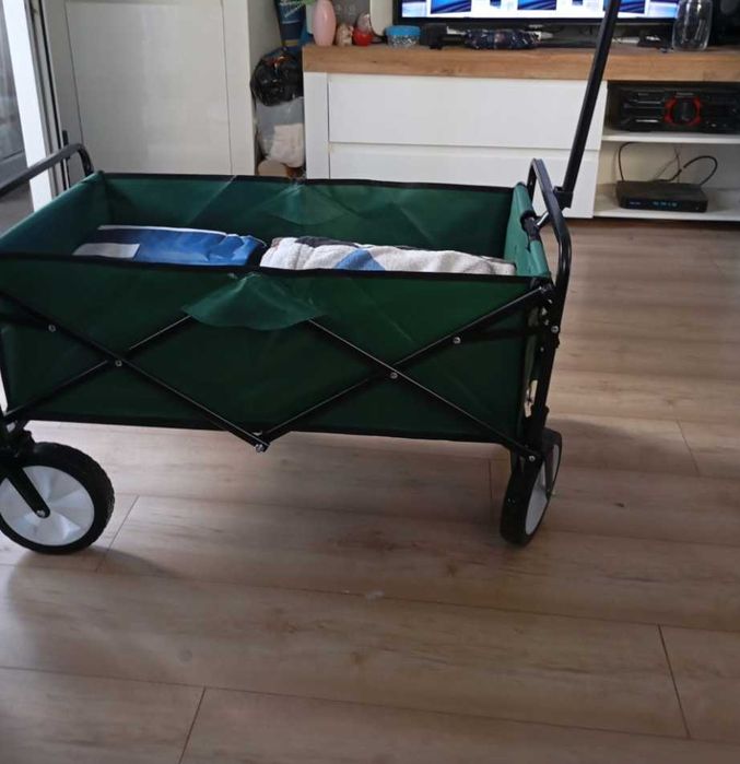 2w1 Mocny XXL 145L Wózek Wędkarski Turystyczny Transportowy + Gratis