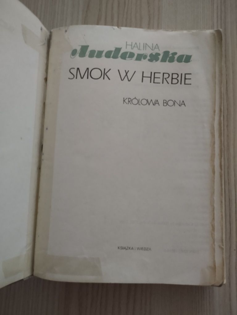 Książka Smok w Herbie, królowa Bona