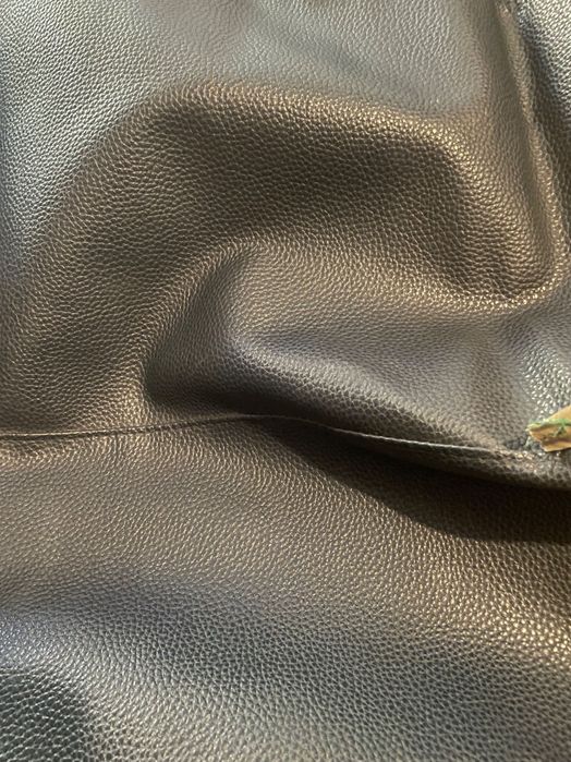 Puff couro sintetico