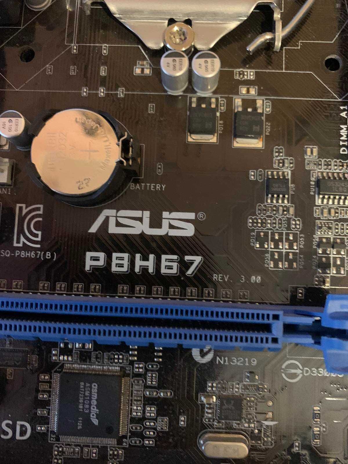 ASUS P8H67 материнка LGA1155