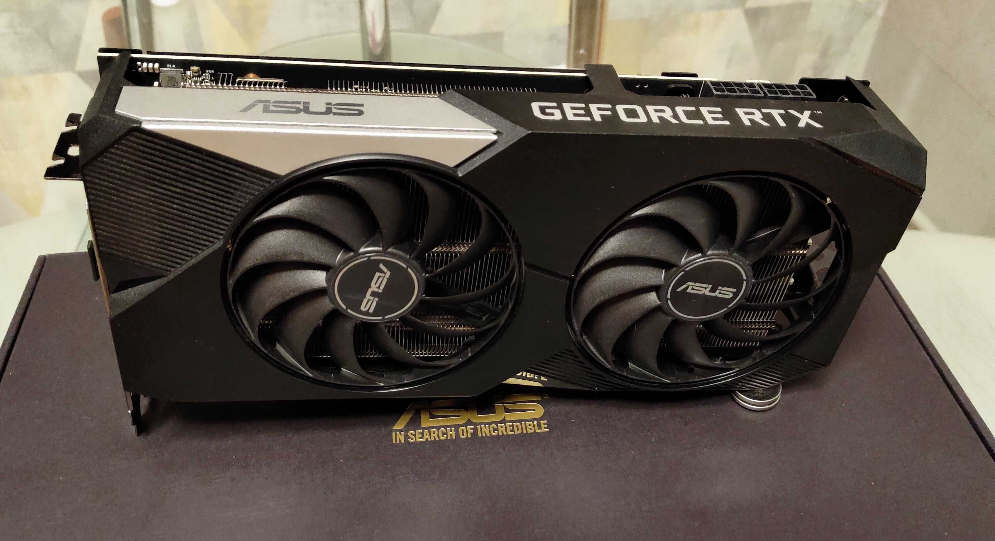 Продам відеокарту asus dual-rtx3070-o8g-v2