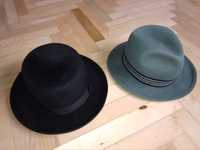 Шляпа капелюх мужская фетровая 2шт Серая Черная цилиндр р.56