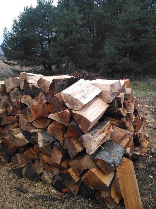 Drewno Opałowe Kominkowe - Buk Dąb Grab  Brzoza Sosna DOWÓZ