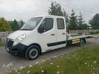 Opel Movano  LAWETA 2.3 150kM, 130000km, 7 osobowa, Klima, Tempomat Webasto Zadbany