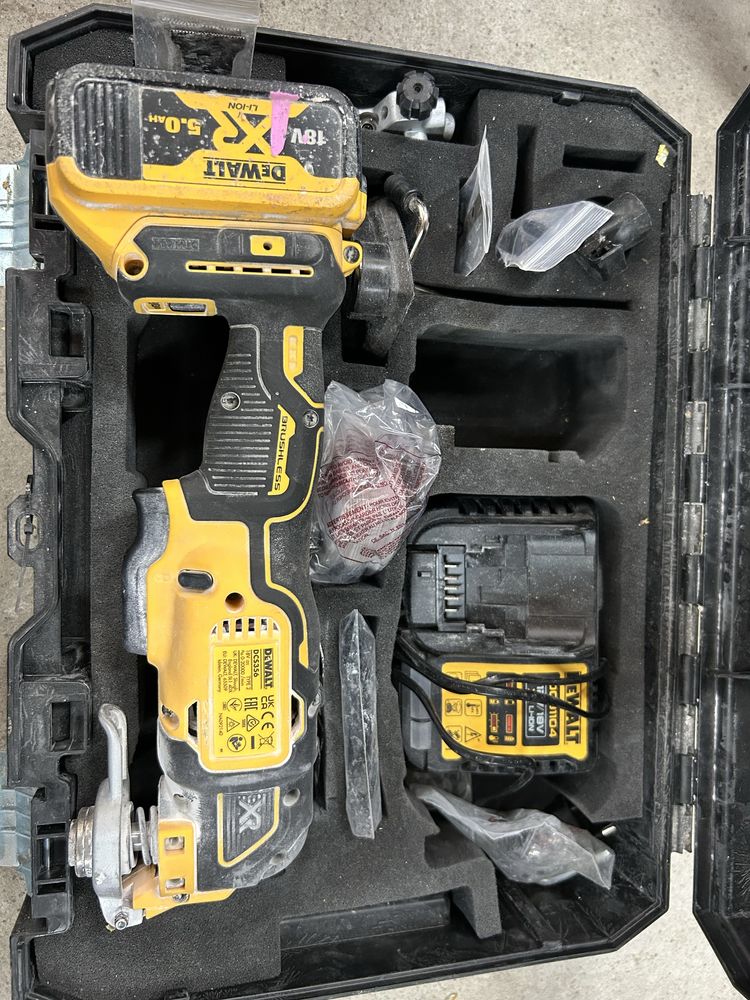 Dewalt Narzędzie Wielofunkcyjne dcs356 18V komplet
