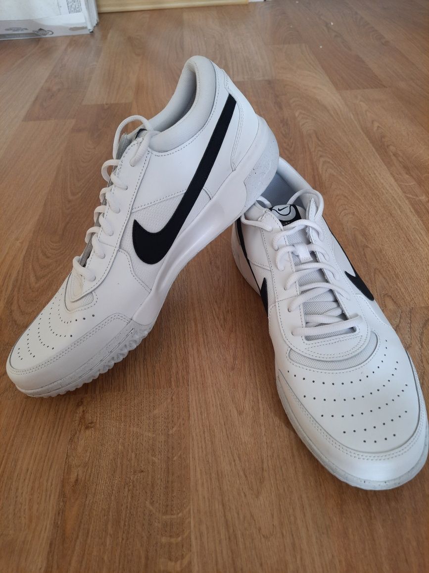 Оригінальні чоловічі кросівки NIKE COURT AIR ZOOM LITE 3 WHITE DV3258-