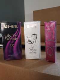 3 Perfumes BI.ES mulher 50ml + 50 ml + 15 ml