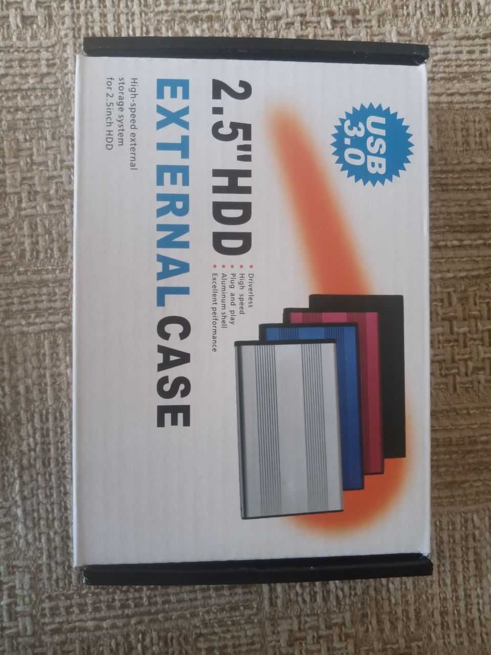 Металлический карман USB 3.0 SATA 3 SSD HDD 2.5" до 3Tb