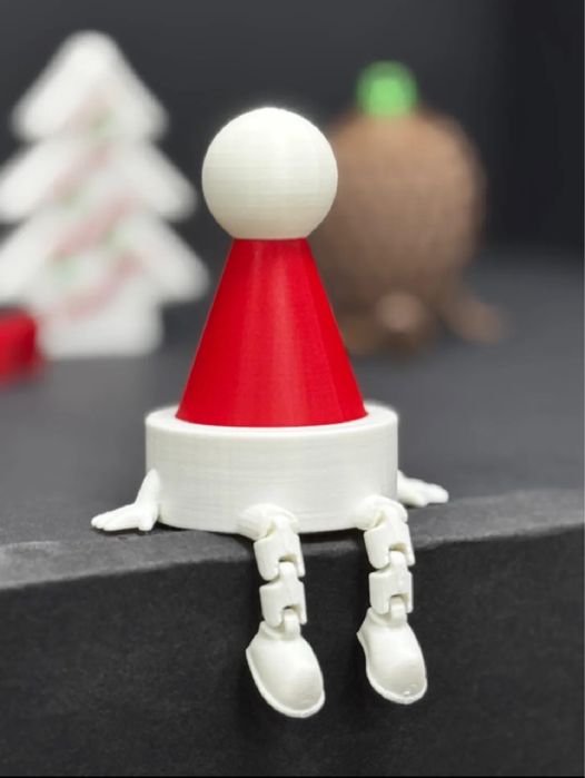 Новорічні іграшки 3D новорічний декор, різдвяний декор прикраси