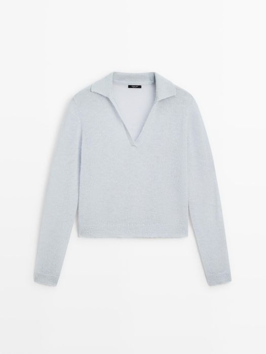Свитер поло Massimo Dutti