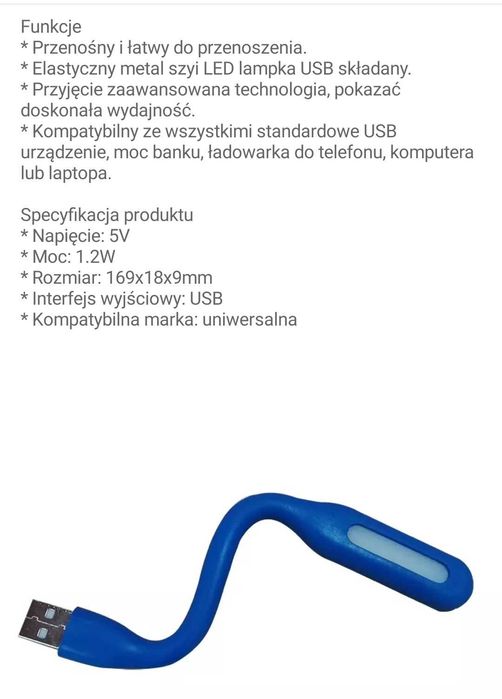 Lampa led - 2 szt.