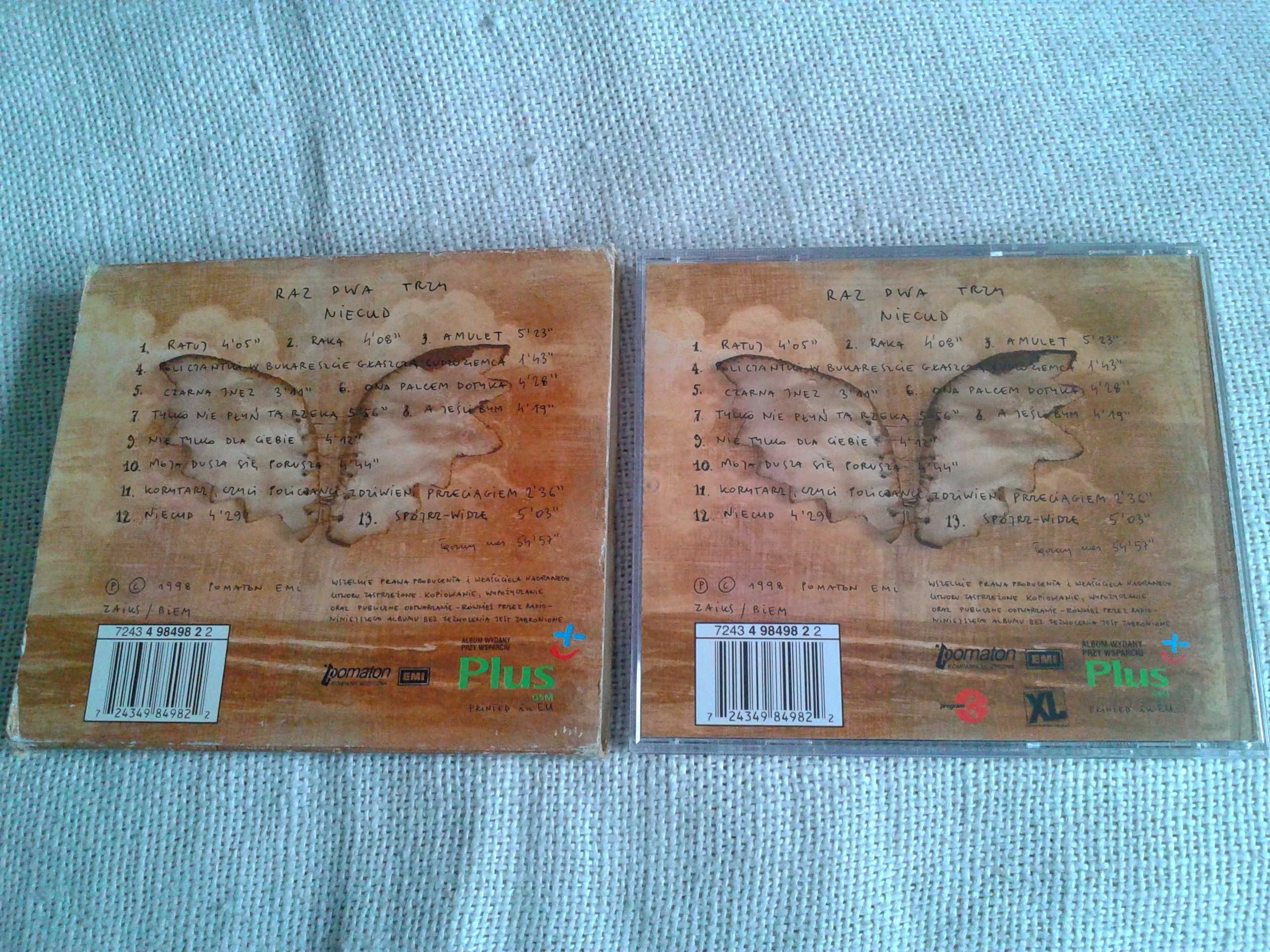 Raz Dwa Trzy – Niecud   CD