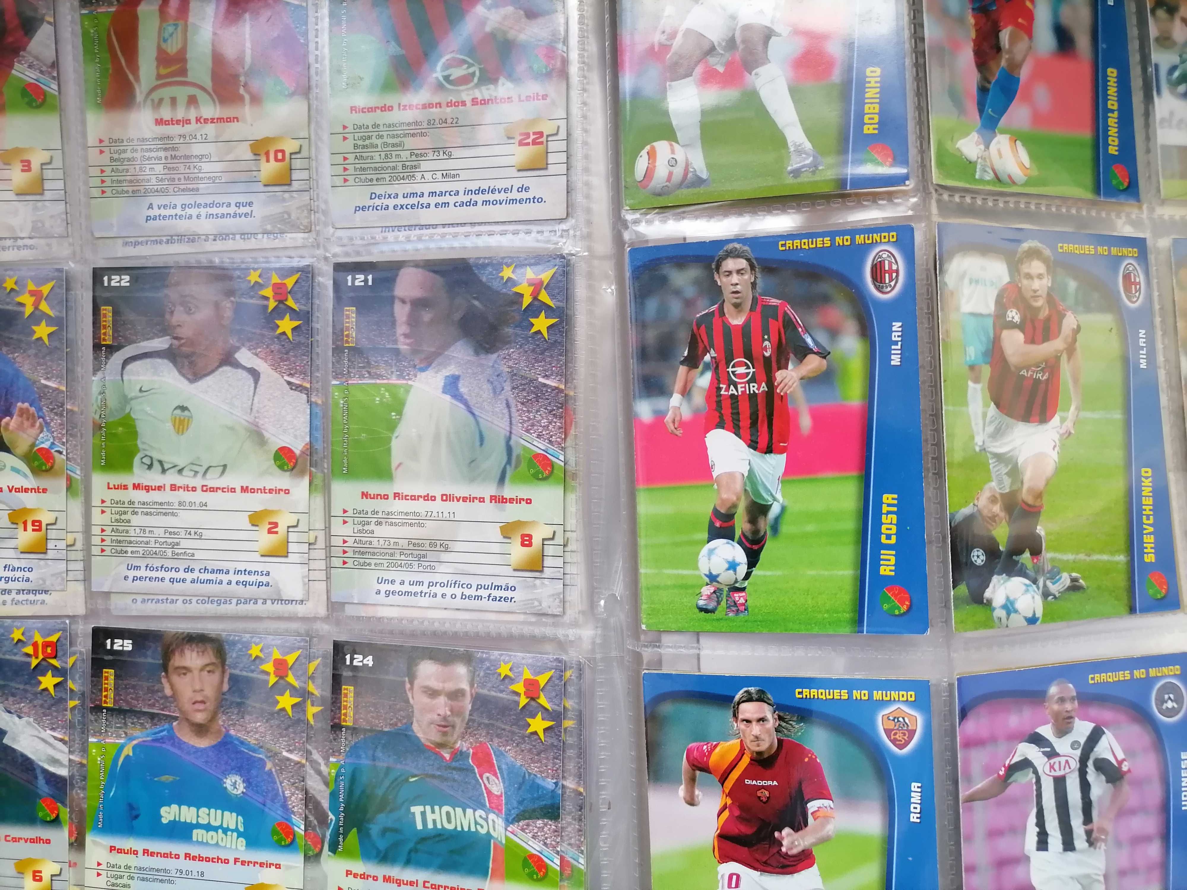 Mega Craques do Futebol Português 2006 Trading Cards Panini c/RONALDO