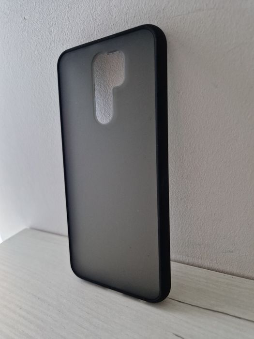Vennus Color Button Bumper do Xiaomi Redmi 9 Czarny