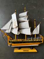 Dekoracja model statek żaglówka